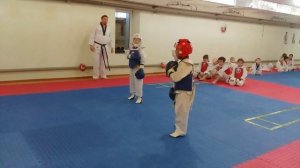 Аттестация на зеленый пояс тхэквондо ч.3