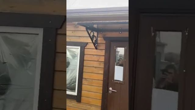 Козырёк для входной двери широкий краткий обзор смотреть онлайн