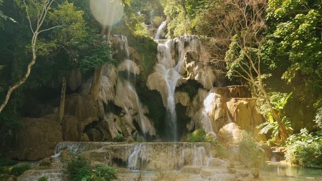 Relaxing Music with Waterfall Sound • Yoga • Meditation • Zen • Sleep смотреть онлайн