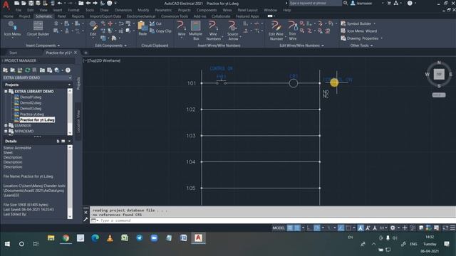 Insert Components in Ladder Diagram |AutoCADElectrical-2021| Learn AutoCAD Electrical смотреть онлайн
