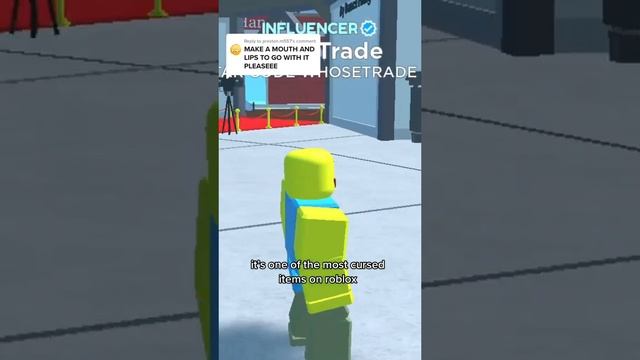 I made a realistic roblox noob face as UGC смотреть онлайн
