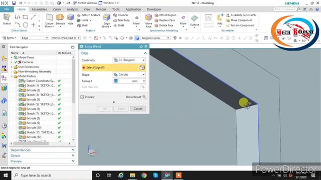 NX CAD - Furniture Design | Rendering in NXCAD | 3d furniture design | NXCAD Tutorial | UGNX |NX12. смотреть онлайн