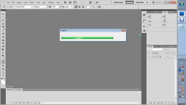 Tutorial Photoshop CS5-How to make gifs смотреть онлайн