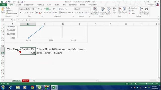 Excel Lesson 10 - Create Target Letters & Save Letters As PDF Files смотреть онлайн