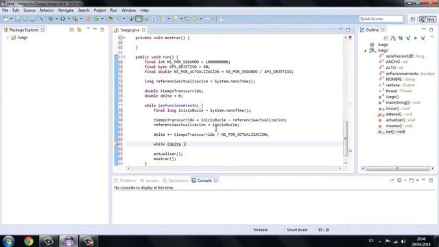 Java - Juego de rol 2D - 05 Temporización y contador FPS смотреть онлайн