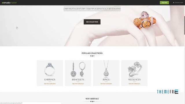 Jewelry - Responsive Opencart 2.3 $ 3.x Theme Marvyn Quincy смотреть онлайн