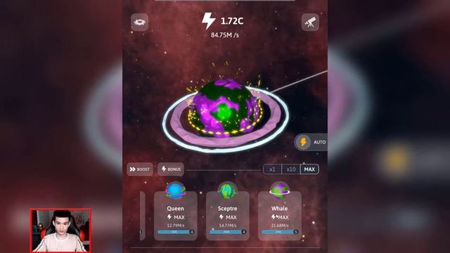 Idle Galaxy! MAX LEVEL GALAXIES EVOLUTION!