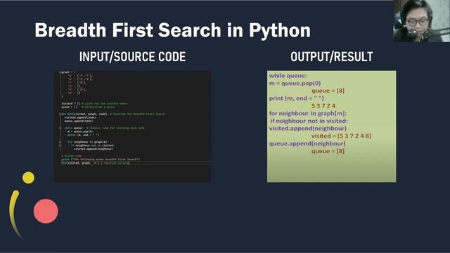 Breadth First Search Implementation in Python - ISAS 4 Presentation смотреть онлайн