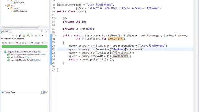 Pagination demo and JUnit test case generation for @NamedQueries with anqu method смотреть онлайн