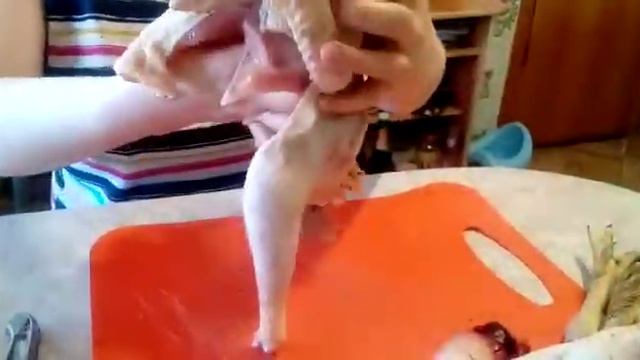 Как правильно разделать курицу. смотреть онлайн