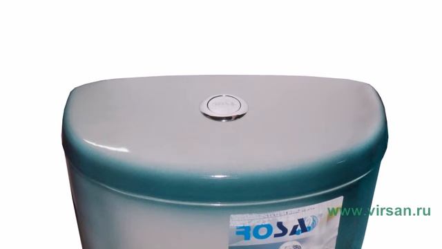 Унитаз-компакт ROSA "ЕВРО" цвет зеленый декор смотреть онлайн