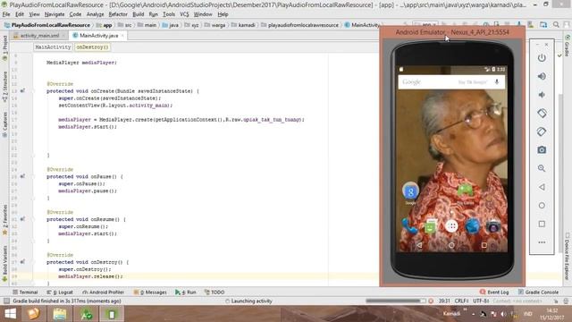 Android MediaPlayer - Play Audio from Local Raw Resource in Android Studio смотреть онлайн