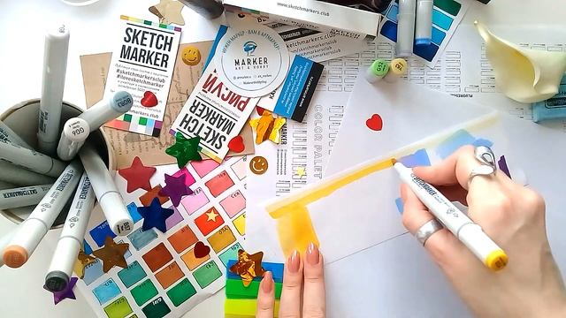 Markers review // Обзор маркеров // Sketchmarkers смотреть онлайн