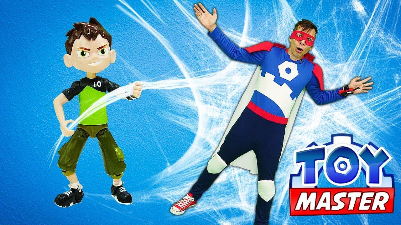 Видео игры Бен 10 – Той Мастер и супергерой ищут Часы Омнитрикс! – Новые игры битвы онлайн с Бен Тен смотреть онлайн