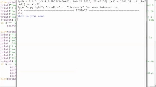 Build an interactive story using Python - exmaple from a middle schooler смотреть онлайн