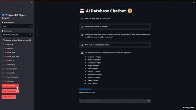 AI Database Chatbot using Python (Streamlit + OpenAI + Postgres) смотреть онлайн