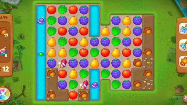 Игра Gardenscapes уровень 1644 смотреть онлайн