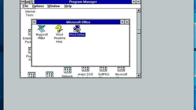 OS Exploration: Microsoft Windows for Workgroups 3.11 English With Arabic Support смотреть онлайн