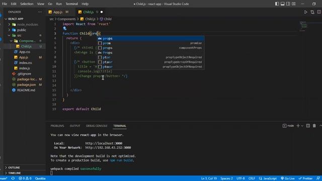 What is Props and Prop Drilling | | React JS Placement Course #03 смотреть онлайн