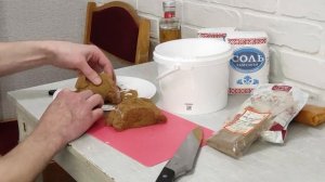 солонина по домашнему, очень вкусное мясо, солонина из свиного мяса