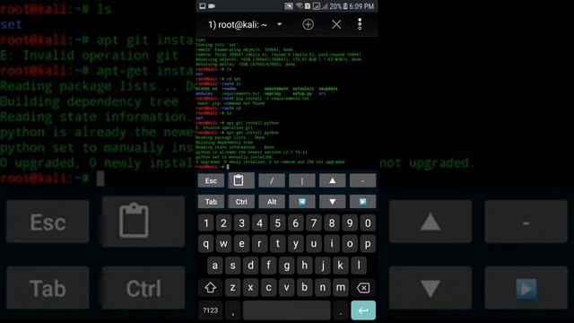 install Social Engineer Toolkit (SET) смотреть онлайн
