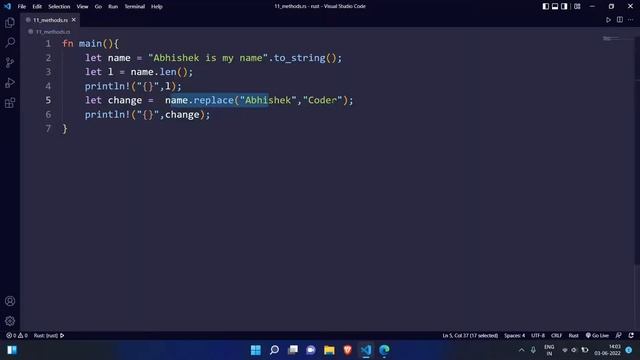 String Methods In Rust | Rust Complete Tutorial In Hindi | #14 смотреть онлайн