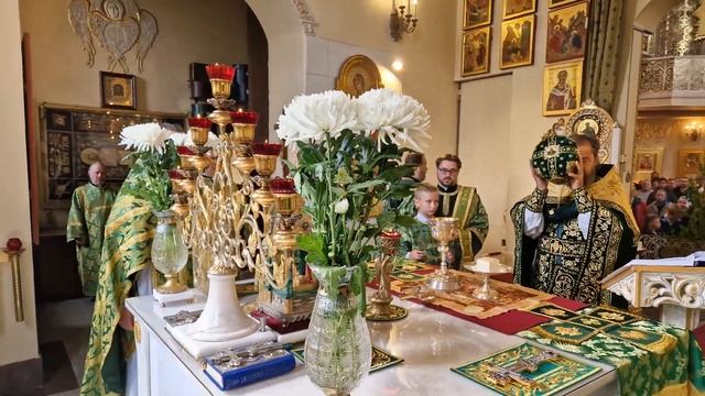 День Святой Троицы. Божественная Литургия, Великая вечерня 4.06.2023 Токсово смотреть онлайн