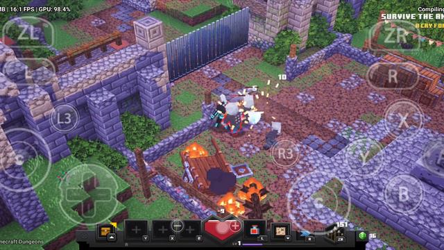 Minecraft Dungeons on Android (OFFLINE) смотреть онлайн