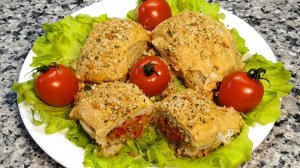 Рулетики из филе минтая с начинкой. Как вкусно приготовить рулетики из рыбы.