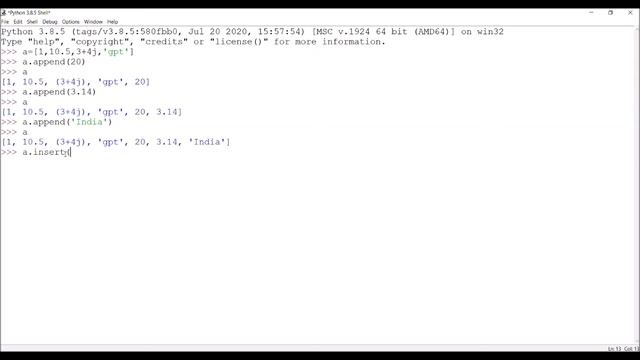 13 -append( ),insert( ),copy( ) methods of list in Python смотреть онлайн