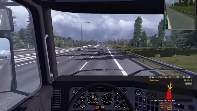 37.ETS2.Восточный Экспресс.Возвращение на МАЗ. смотреть онлайн