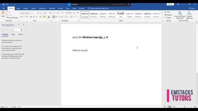 Enable Dictation In Word 2019 | How To Enable Voice Typing In Microsoft Word смотреть онлайн