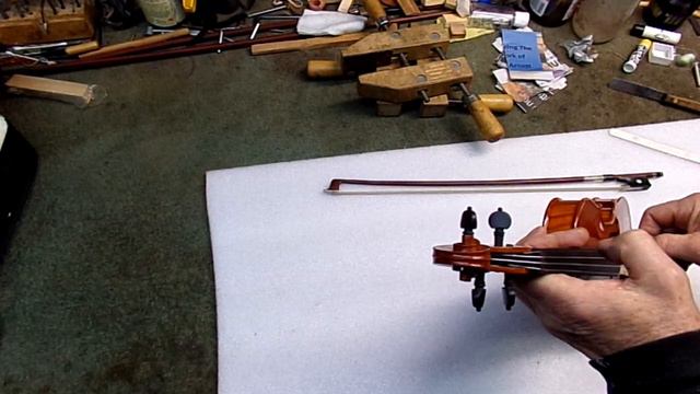 1/10 size violin new fingerboard, Part 5 смотреть онлайн