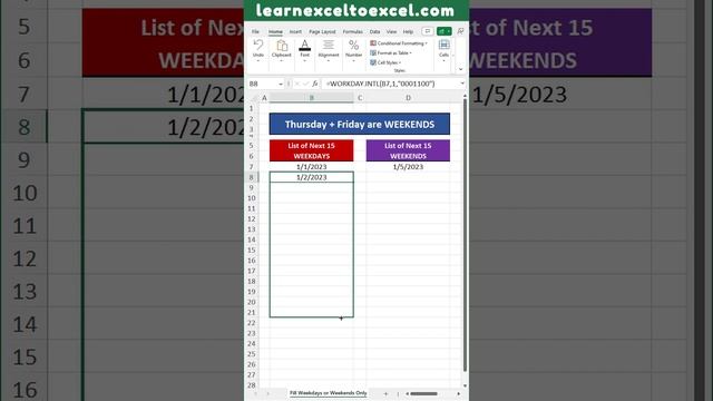 How to List or Fill Weekdays or Weekends Only Dates in Excel with WORKDAY Function in Excel Formula смотреть онлайн