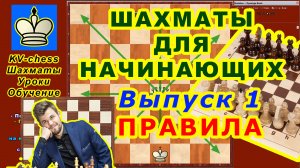 Что такое ШАХМАТЫ ♔ УРОКИ ОБУЧЕНИЕ для начинающих онлайн ♕ ВИДЕО 1 Шахматные правила игры