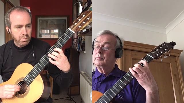 A Toy by Thomas Robinson arranged for classical guitar duet смотреть онлайн