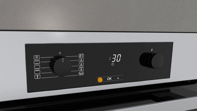 Духовой шкаф Miele H2XXX | Настройка времени смотреть онлайн