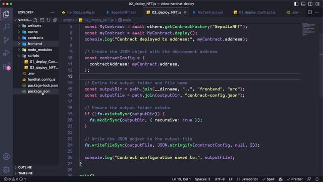 Deploy your Smart Contracts with Hardhat | Moralis API | React смотреть онлайн