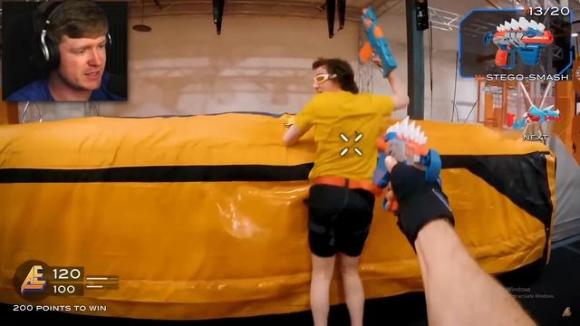 This is the BEST NERF VIDEO GAME BATTLE EVER! смотреть онлайн