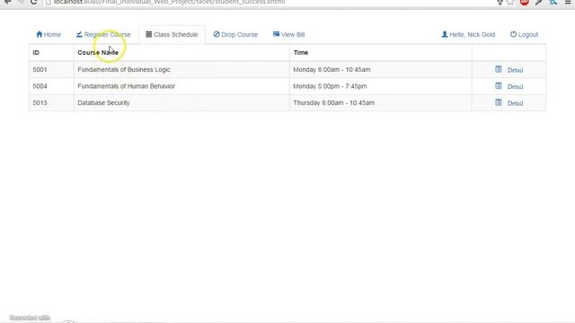 "University Student Web App" using JSF, Java, Bootstrap, JavaScript and MySQL смотреть онлайн