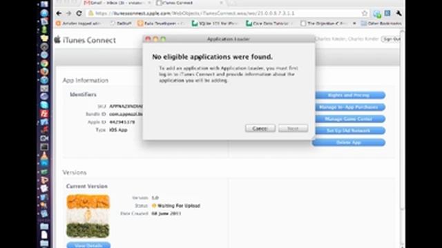 iPhone/iPad Tutorial & Lesson 20: Uploading App to AppStore - Part 3/3 смотреть онлайн