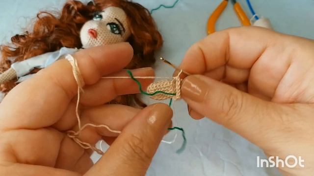 Sıla Bebek Sağ Ayak Tarifi Part3 ( İnce Bebek Anlatımı, Gerçek Hatlı Bebek Yapımı, Amigurumi Bebek