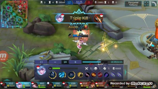 HIGHLIGHT KILL!! GAMEPLAY MM YANG DIKENAL SEBAGAI MONSTER LATE GAME смотреть онлайн