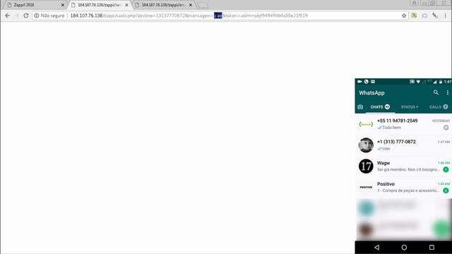 2018 Conectar WhatsApp PHP API json xml смотреть онлайн