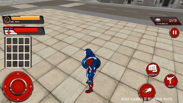 Flying Robot Captain Superhero Games City Survival | Superhero fighting games offline смотреть онлайн