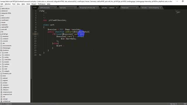 [Yii2 framework] Shopping Cart смотреть онлайн