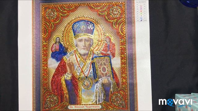 Готовые работы. Иконы. Алмазная вышивка. Посылки с AliExpress. смотреть онлайн