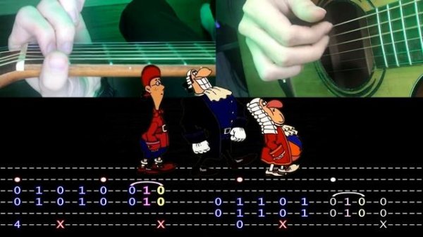 Dr. Livesey Walk Meme On Guitar [TABS] Tutorial