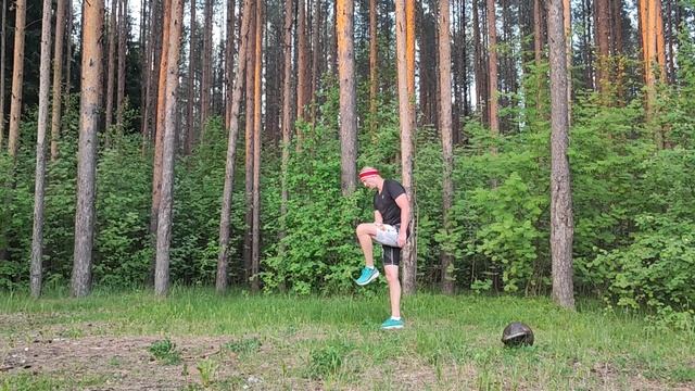 Бег+гиря. Вариант комплекса "Дикая схватка". смотреть онлайн