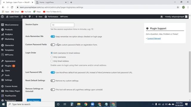 C8. LoginPress for customize WordPress login Page | WPMTube смотреть онлайн